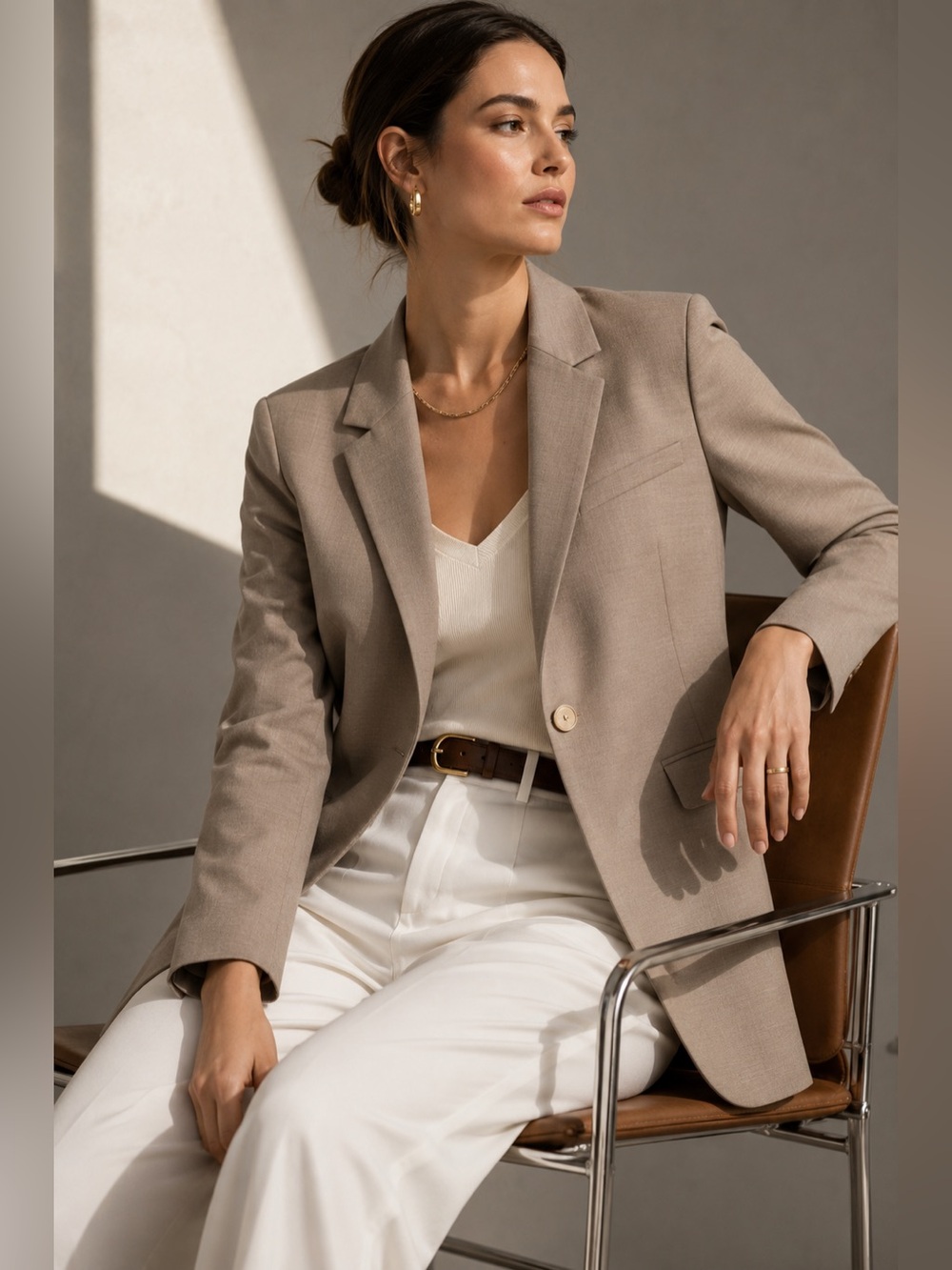 ✨ Calvin Klein Single-Button Blazer – Size 10 (Large) | NWOT